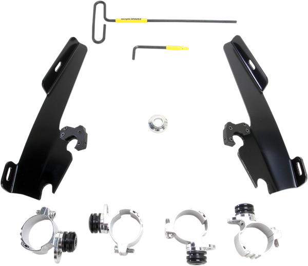 Batwing Fairing Trigger-lock Mounting Kit Black, 1, nordicamoto.ro