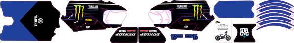 Stacyc Stability 16(r) Cycle Brushless Graphic Kit Pink, 1, nordicamoto.ro
