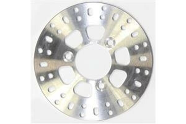 Round D-series Scooter Brake Rotor Silver, Stainless Steel, 1, nordicamoto.ro