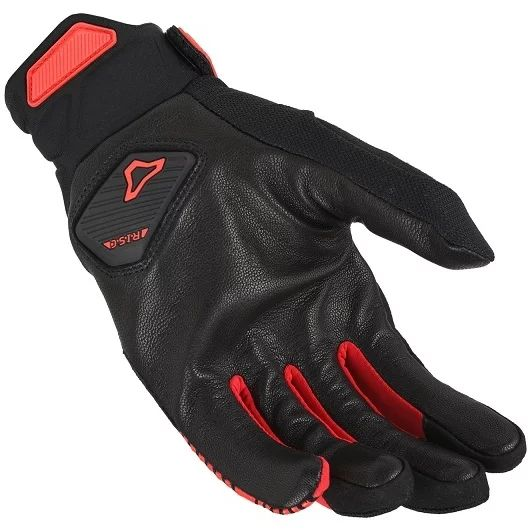 Manusi de piele MACNA OBTAIN LEATHER 3XL Negru/Rosu, 13, nordicamoto.ro