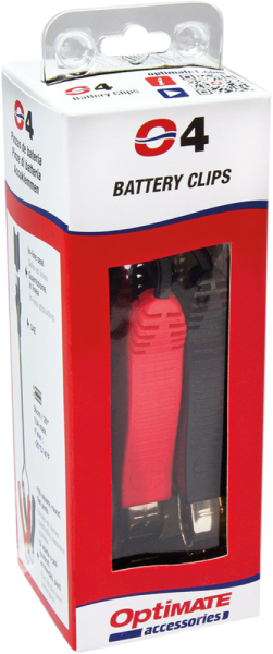 Battery Clips O-04 Black, Red, 1, nordicamoto.ro