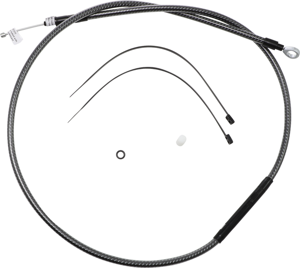 High-efficiency Polished Karbonfibr Clutch Cable Silver, 1, nordicamoto.ro