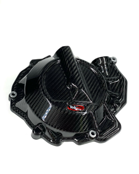 Tekmo gyártmányú szénszálas kuplungfedél-védő a KTM 790 Adventure, 790/890 Duke modellekhez, 1, nordicamoto.ro