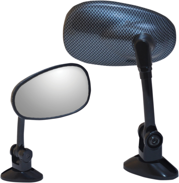 Mini Fairing Mount Mirror Black, 1, nordicamoto.ro