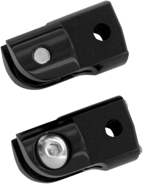 Rear Folding Footpeg Adapters Black, 1, nordicamoto.ro