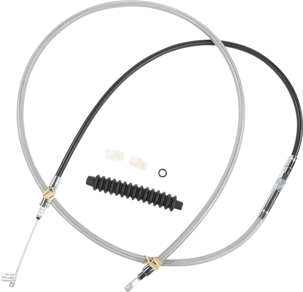High-efficiency Braided Stainless Steel Clutch Cable Silver Standard, 1, nordicamoto.ro