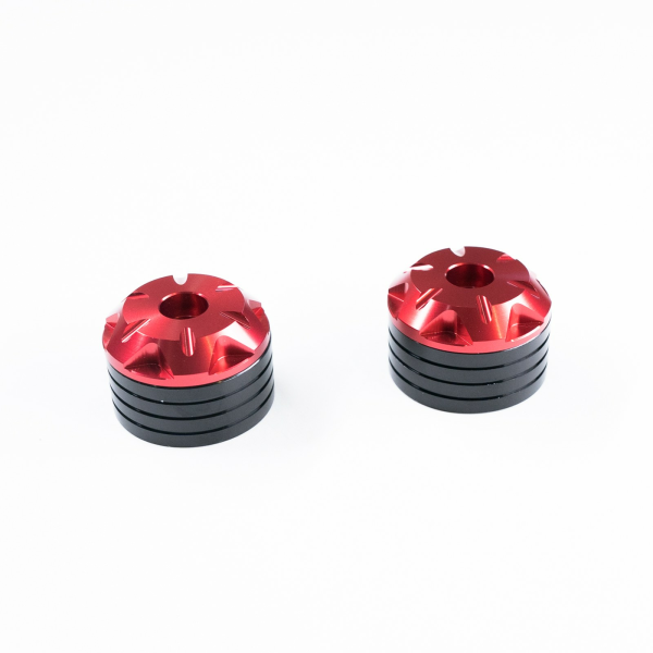 Capete Ghidon Moto Aluminiu CNC Roșu CFMOTO, 5, nordicamoto.ro