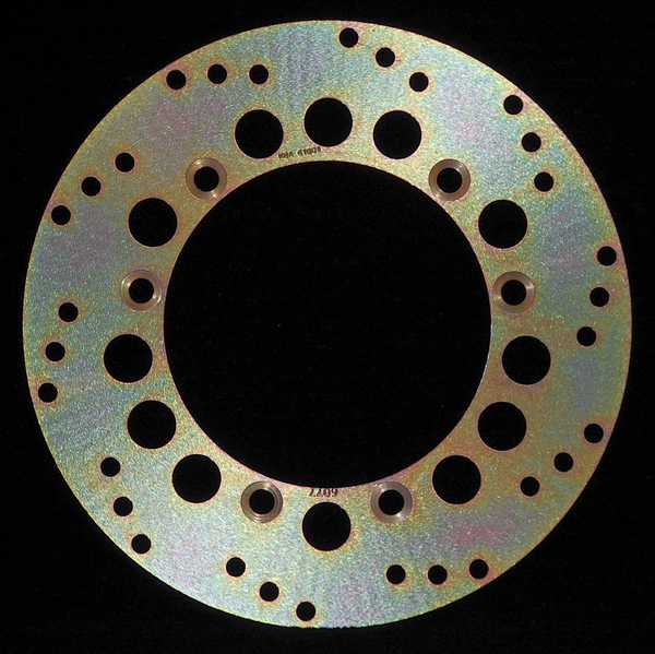 Round D-series Fixed Offroad Brake Rotor Gold, Zinc, 1, nordicamoto.ro
