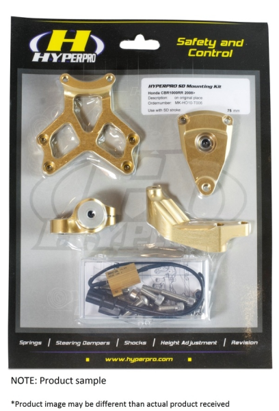 Steering Damper Mounting Kit Gold, 1, nordicamoto.ro