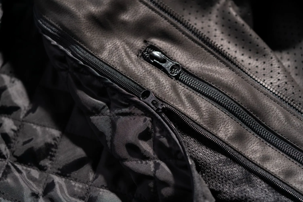Női Textil Icon Tuscadero2™ kabát – fekete – XL, 6, nordicamoto.ro