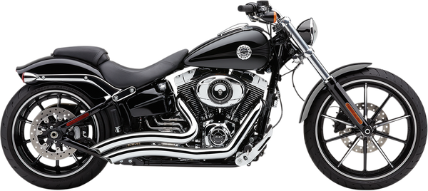 Speedster Swept Short Exhaust System Chrome, 1, nordicamoto.ro