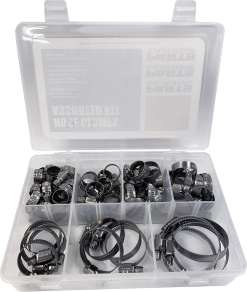 Hose Clamp Kit Silver, 1, nordicamoto.ro