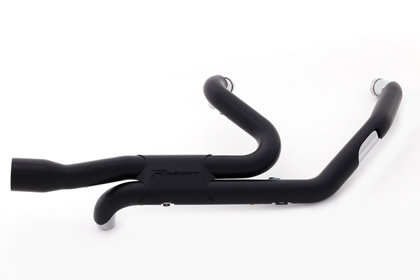 Slimline Dual Header Black, 2, nordicamoto.ro