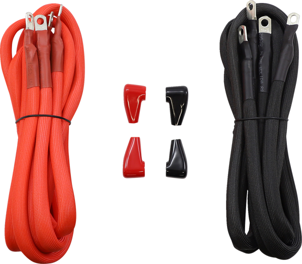 Electric Cable Kit For Winch Black, Red, 3, nordicamoto.ro