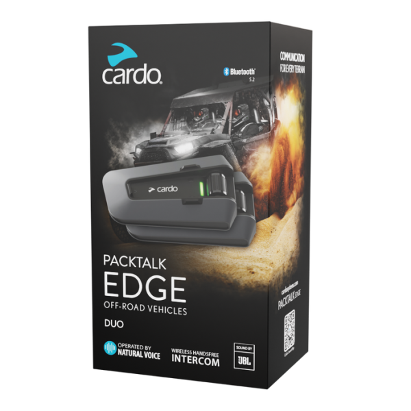 Cardo Packtalk EDGE ORV Duo kommunikációs rendszer (terepjárós kalandokhoz), 1, nordicamoto.ro