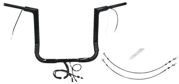 Plug & Play Ez Install 1-1/2(r) Flat Top Handlebar Kit Black, 2, nordicamoto.ro