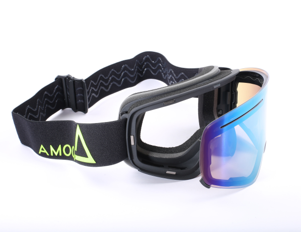 AMOQ Vision Snow Goggles Black-HiVis - Gold Mirror, 3, nordicamoto.ro