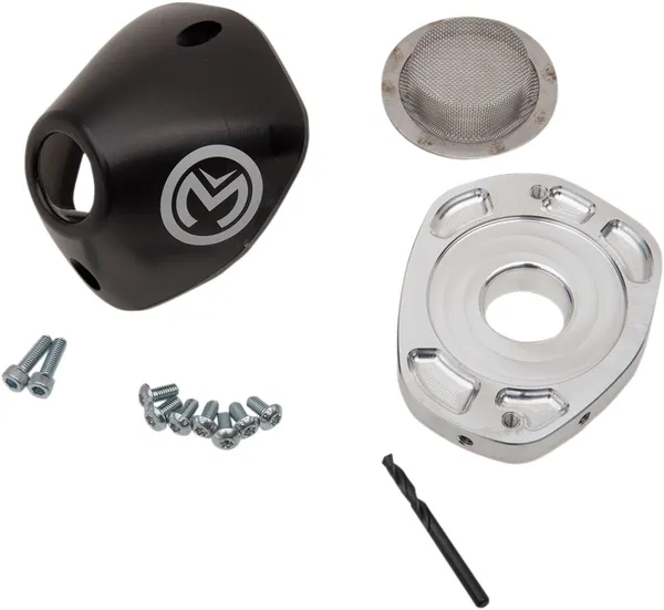 MOOSE RACING Spark Arrestor End Cap Black, 1, nordicamoto.ro