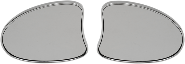 Deluxe Fairing Mount Mirrors Silver, Chrome, 1, nordicamoto.ro