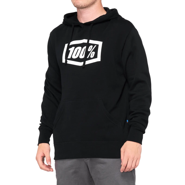 Hanorac 100% Icon Essential Black/White 2XL, 1, nordicamoto.ro