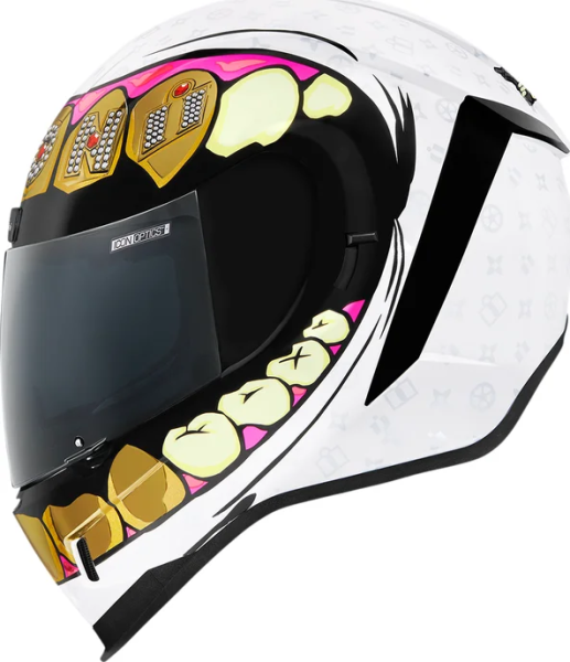 Casca Icon Airform™ Grillz Black/Gold/Pink/White S, 11, nordicamoto.ro