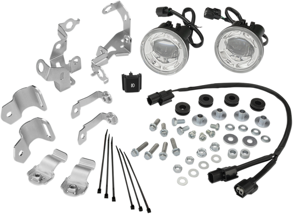 Lower Led Fog Light Kit White, 3, nordicamoto.ro