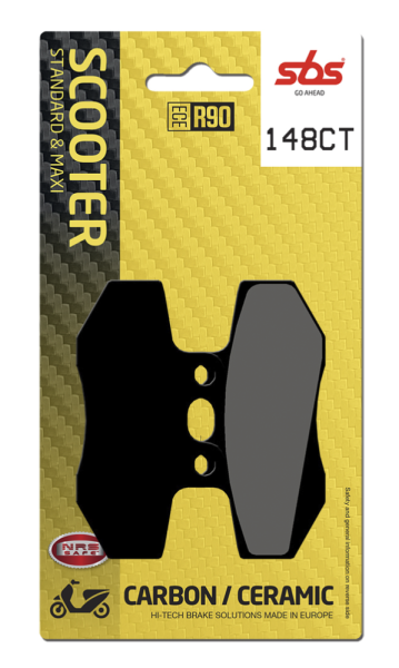 Ct Scooter Carbon Tech Organic Brake Pads, 1, nordicamoto.ro
