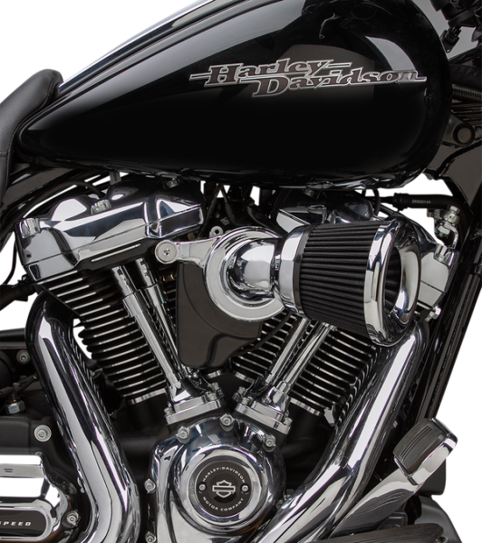 Velocity 65° Air Cleaner Kit Silver, 3, nordicamoto.ro