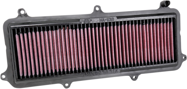 High-flow Air Filter Black, Red, 2, nordicamoto.ro