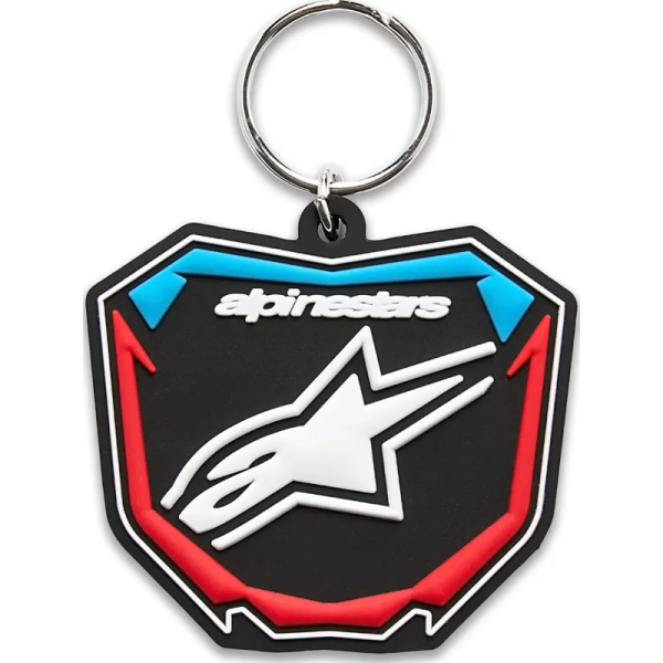 Alpinestars kulcstartó lemez – fekete, piros, kék, 1, nordicamoto.ro