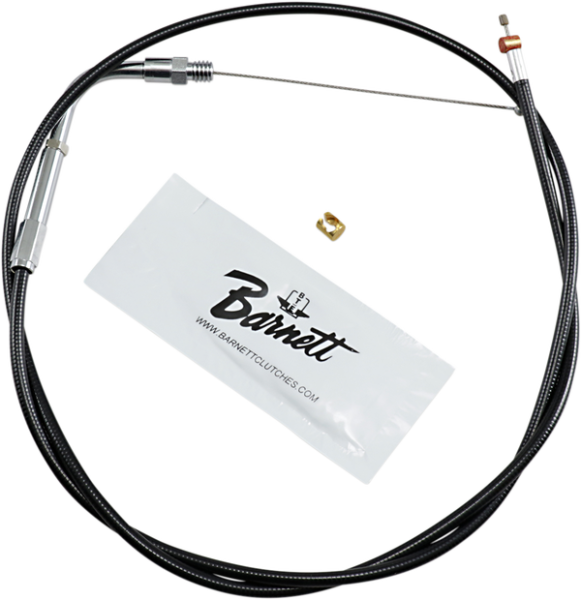 Black Vinyl Throttle/idle Cable Black +152 mm (6''), 1, nordicamoto.ro