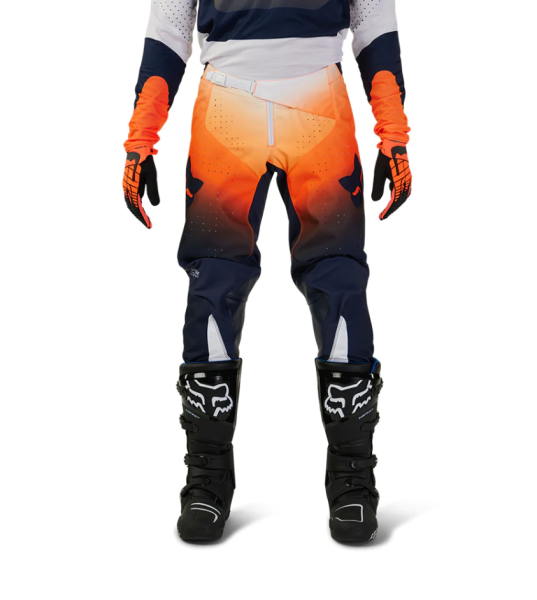 Pantaloni Moto Fox 360 Revise Navy/Portocaliu 32, 8, nordicamoto.ro