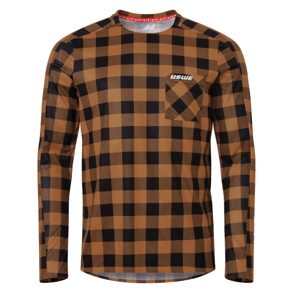 USWE Flannel Flame Bronze póló, M-es méret, 4, nordicamoto.ro