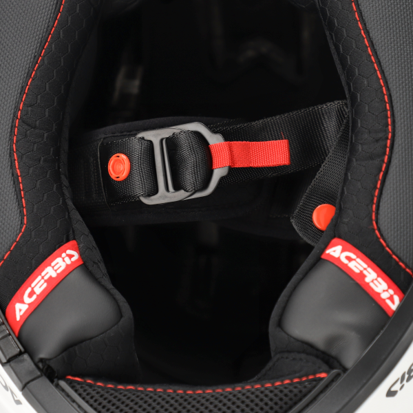 Acerbis Tarmak-X teljes arcú sisak, fehér, M, 7, nordicamoto.ro