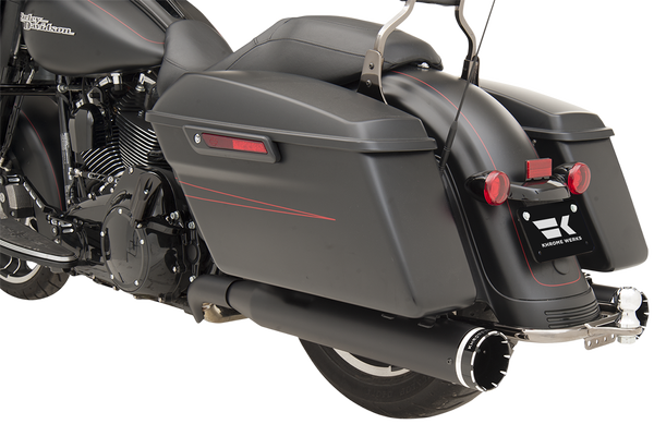 2:2 Dominator Exhaust System Black, 4, nordicamoto.ro