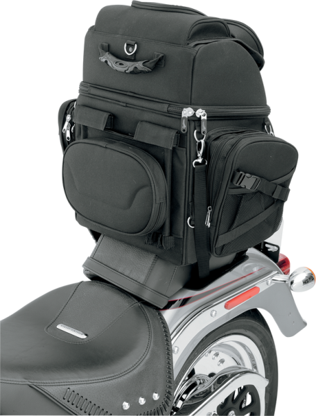 Br3400 Backseat Or Sissy Bar Bag Gray, Black, 3, nordicamoto.ro