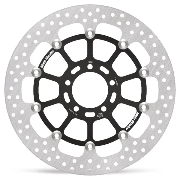 Halo sorozatú úszó rotor, fekete, rozsdamentes acél, 1, nordicamoto.ro