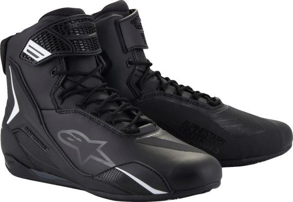 Alpinestars Faster-4 fekete bakancs, 10,5-es méret, 1, nordicamoto.ro