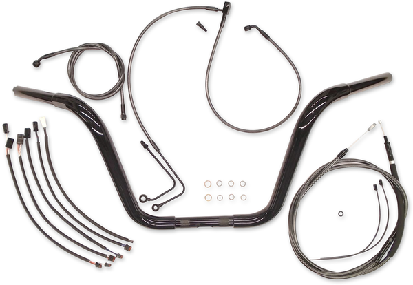 1-1/4(r) Caliber Handlebar Installation Kit Black, 2, nordicamoto.ro