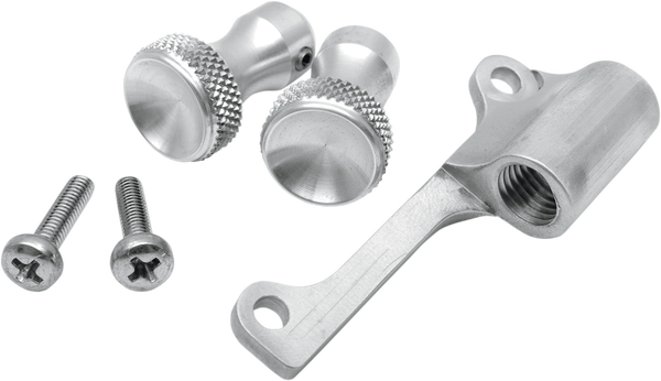 Mikuni Enrichener Cable Relocation Bracket Kit With Knobs Chrome, 3, nordicamoto.ro