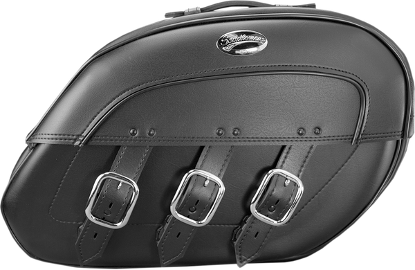 Rigid-mount Universal Drifter Slant Saddlebags Black, 1, nordicamoto.ro