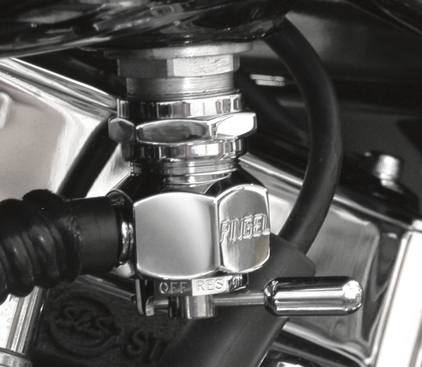 Power-flo Fuel Valve Chrome, 2, nordicamoto.ro