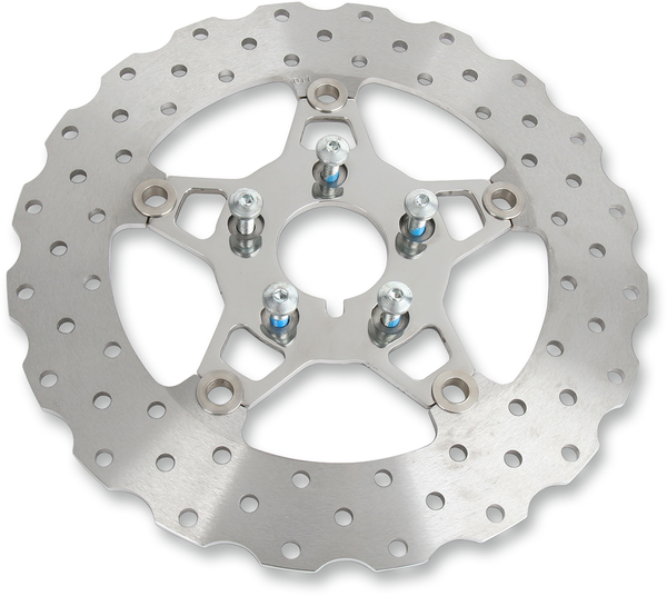 Fsd Series Stainless Steel Front Brake Rotor For Big Twins Polished, 1, nordicamoto.ro