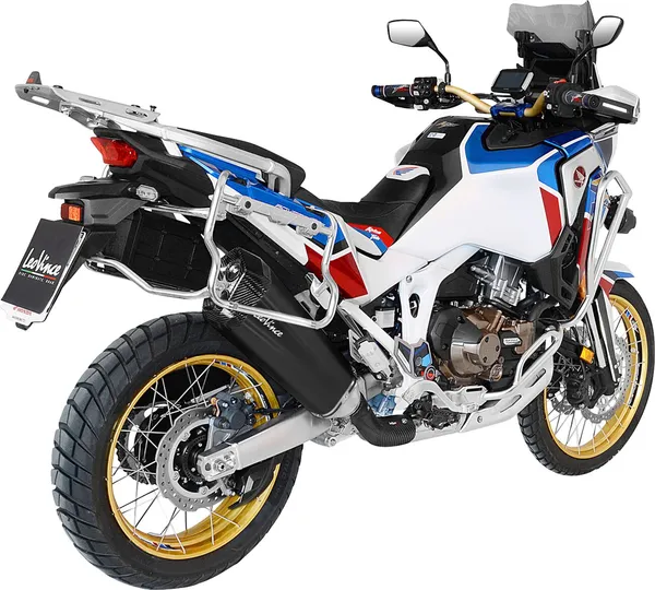 LeoVince LV-12 Black Edition Slip-On kipufogórendszer a Honda CRF1100L Africa Twin / Adventure Sports (2020–2025) modellhez, 5, nordicamoto.ro