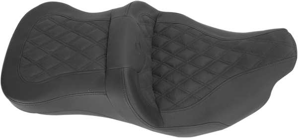 Heated Roadsofa Lattice Stitched Seat Black, 2, nordicamoto.ro
