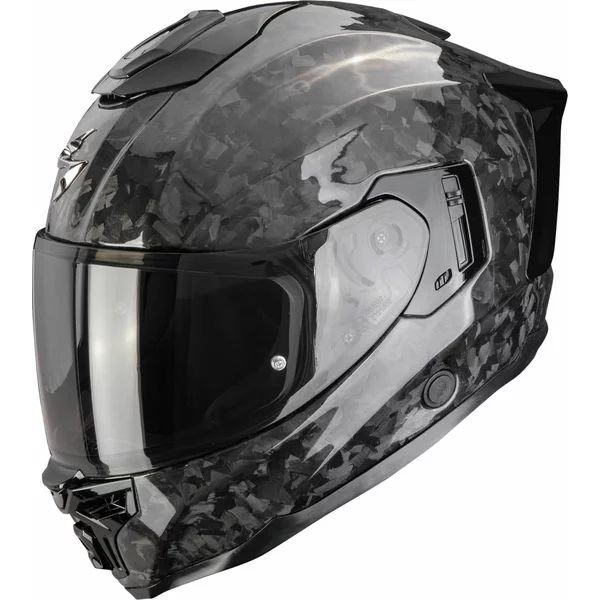 SCORPION EXO-1500 CARBON AIR ONYX teljes arcú sisak – fekete – S-es méret, 1, nordicamoto.ro