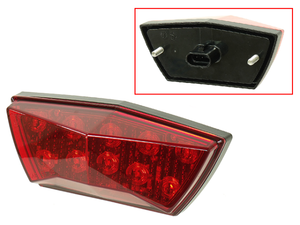 Sno-X LED-es hátsó lámpa, Polaris, 1, nordicamoto.ro