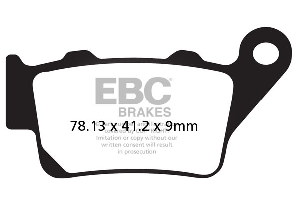 Vee Semi-sintered Brake Pads, 2, nordicamoto.ro
