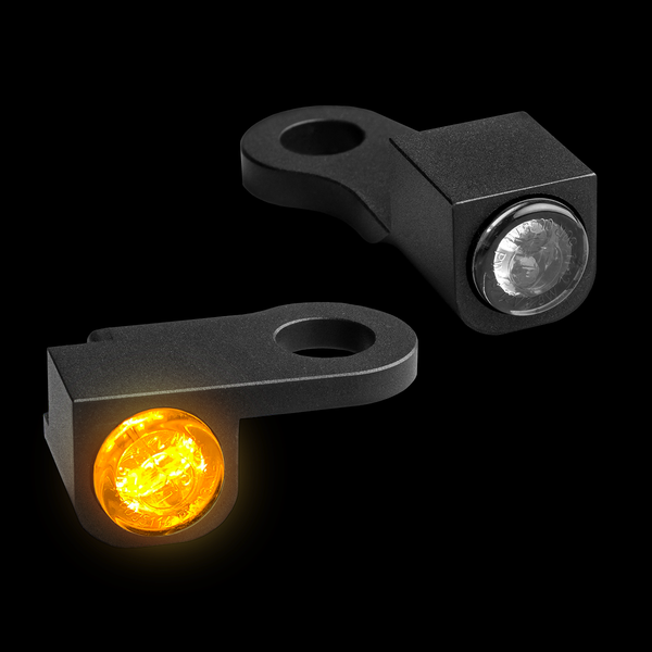 Nano Series Handlebar Turn Signals Black, 2, nordicamoto.ro