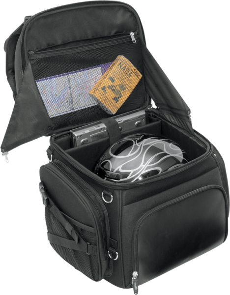 Br3400 Backseat Or Sissy Bar Bag Gray, Black, 2, nordicamoto.ro